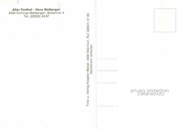 Welbergen Alter Posthof Haus Welbergen – Bild 2