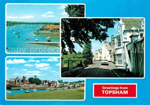 Topsham Exeter River Exe Quayside Dutch Houses
