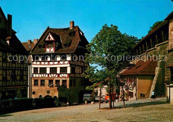 Nuernberg Dürer Haus Altstadt Fachwerkhäuser