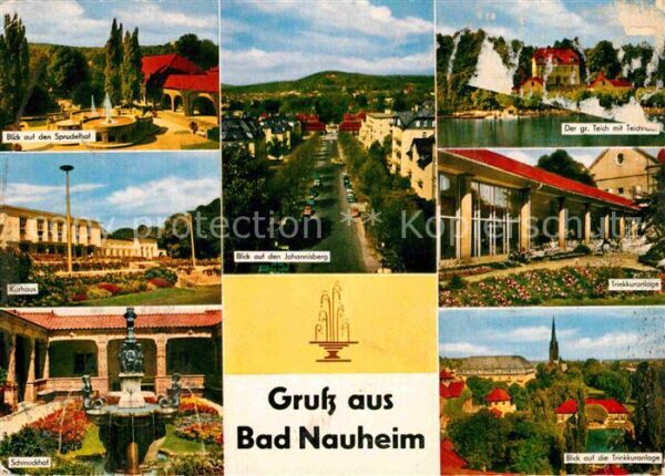Bad Nauheim Sprudelhof Grosse Teich Trinkkuranlage