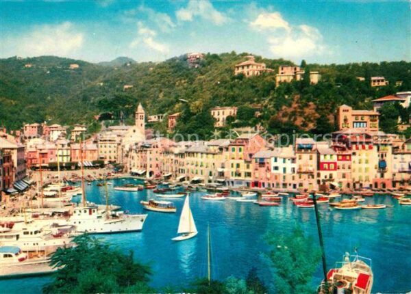 Portofino Liguria Panorama Hafen