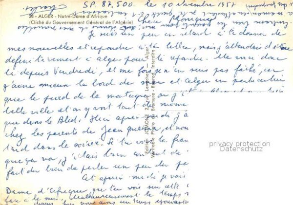 Alger Algerien Notre Dame d_Afrique – Bild 2