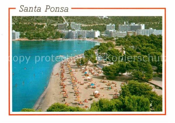 Santa Ponsa Mallorca Islas Baleares Strand Hotelanlagen