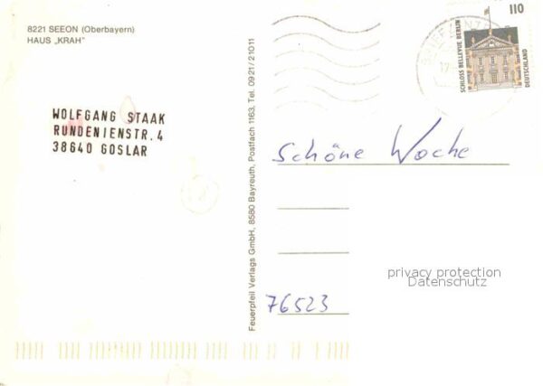 Seeon-Seebruck Haus Krah Holzbrücke See – Bild 2