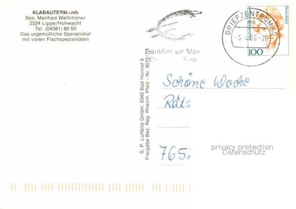 Hohwacht Ostseebad Speiselokal Klabautermann Fliegeraufnah – Bild 2