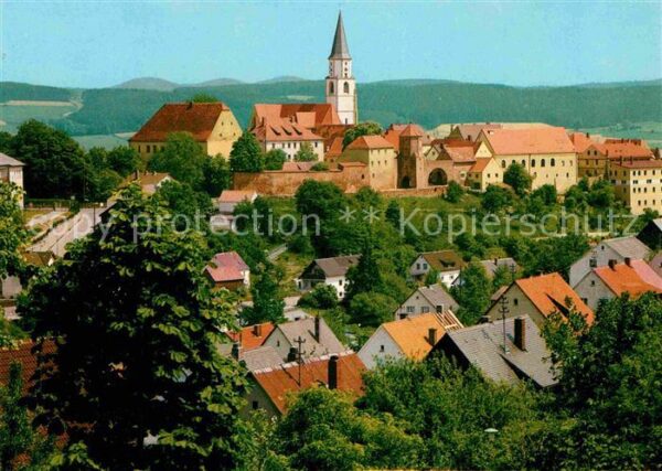 Nabburg Ortsansicht mit Kirche 1050jährige Stad