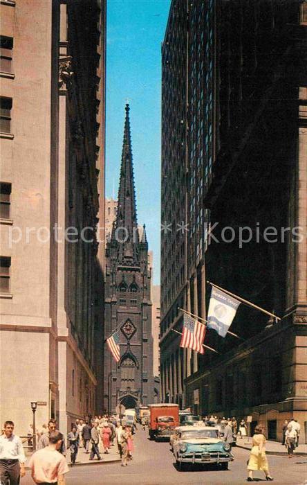 New York City Trinity Church Looking Down