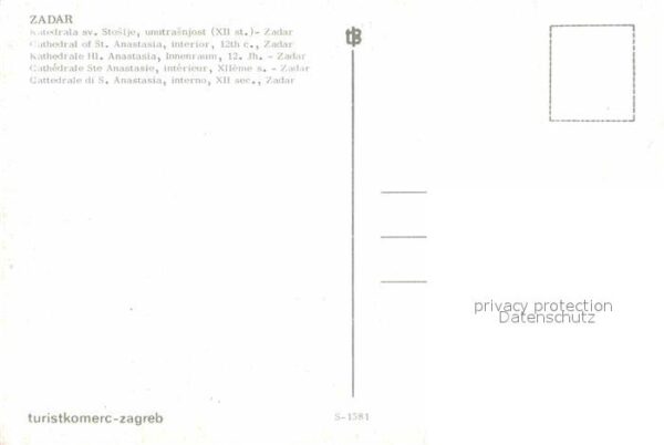 Zadar Zadra Zara Kathedrale Anastasia – Bild 2