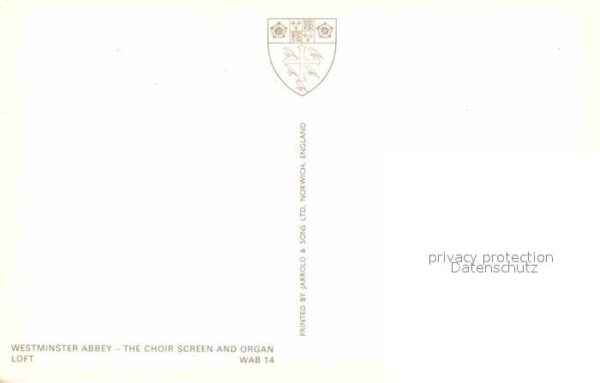 Westminster London Abbey Chor – Bild 2