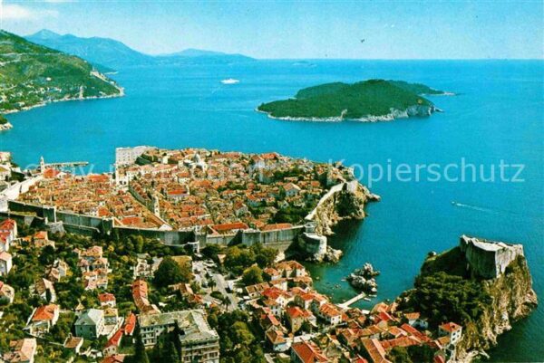 Dubrovnik Ragusa Panorama Meer Altstadt