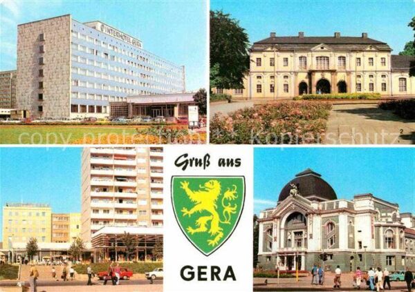 Gera Interhotel Kunstgalerie Bühnen der Stad
