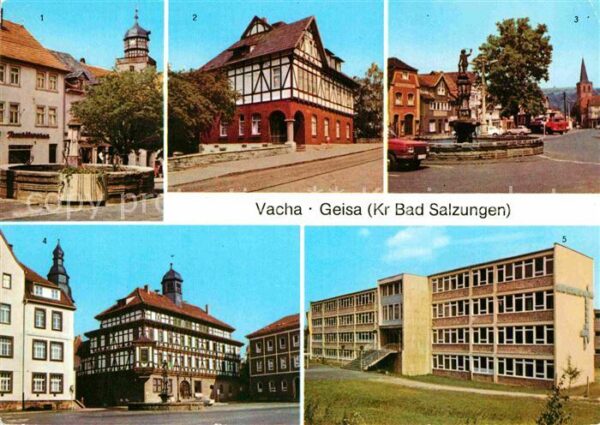 Vacha  Markt Rathaus Geisa Markt Rudi Arnstad