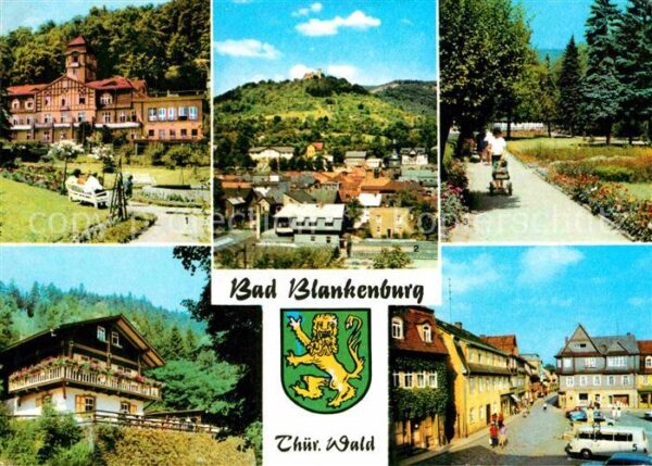 Bad Blankenburg Parkanlagen Schwarza Schweizerhaus  Sch