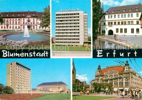 Erfurt Platz der DSF Hotel Tourist Pädagogisch
