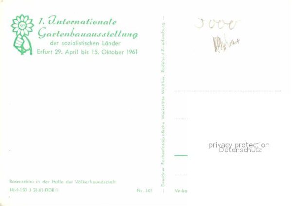 Erfurt Internationale Gartenbauausstellung Ros – Bild 2