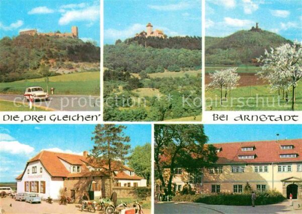 Arnstadt Ilm Drei Gleichen Burgruine Wachsenburg Müh