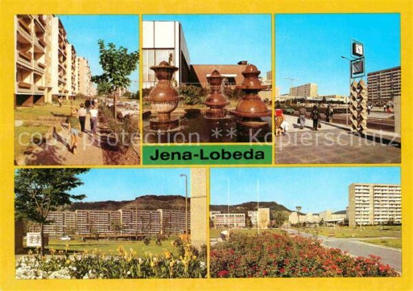 Lobeda Brunnenplastik Karl Marx Allee Kulturha