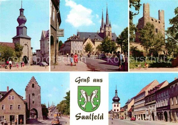 Saalfeld Saale Oberes Tor Markt Sankt Johanniskirche H