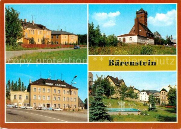Baerenstein Annaberg-Buchholz Ferienhem VEB Chemieanlagenbau HO Gasts