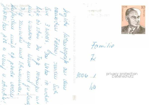 Feldberg Mecklenburg FDGB Erholungsheim Freundschaft Bettenh – Bild 2