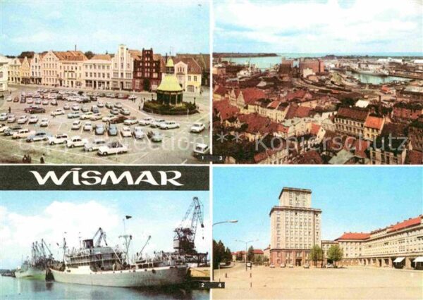 Wismar Mecklenburg Markt Überseehafen Wendorf Platz des Fr