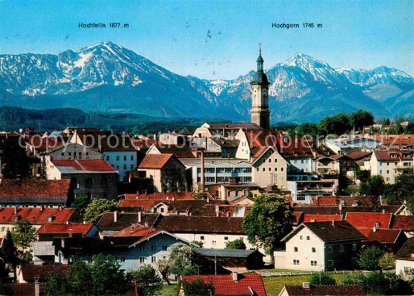 Traunstein Oberbayern Chiemgauer Alpen Hochfelln Hochgern Kir