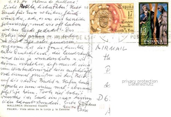 Palma de Mallorca Luftaufnahme Lonja Kathedrale – Bild 2