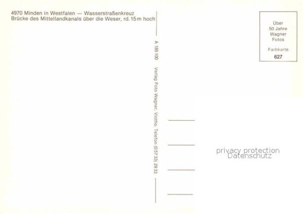 Minden Westfalen Wasserstraßenkreuz Brücke Mittellandkan – Bild 2