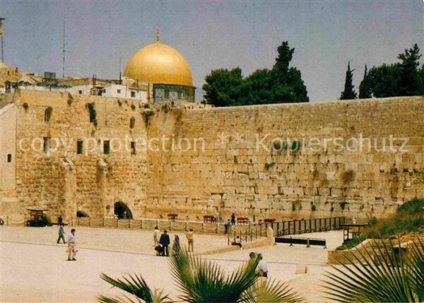 Jerusalem Yerushalayim Klagemauer Felsendom