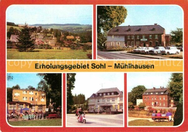 Muehlhausen Vogtland Erholungsgebiet Sohl Speisegaststätte F