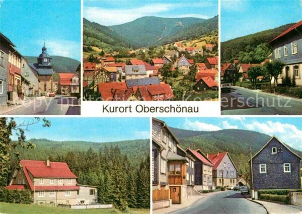 Oberschoenau Thueringen Hauptstraße Kienbachtal Donnershauk Gas