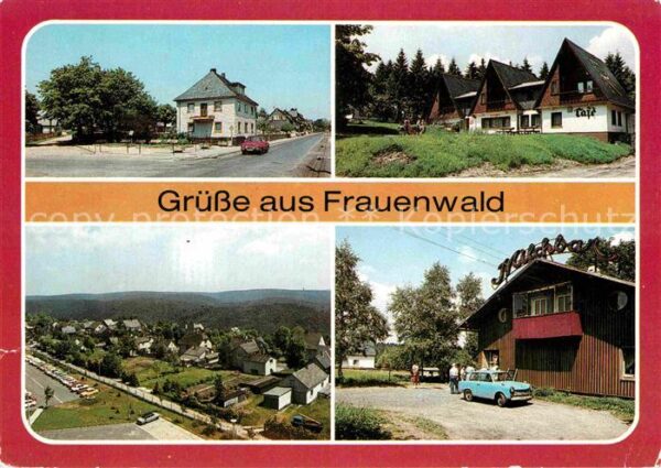 Frauenwald Thueringen Milchbar Nordstraße Rennsteigwanderhütt