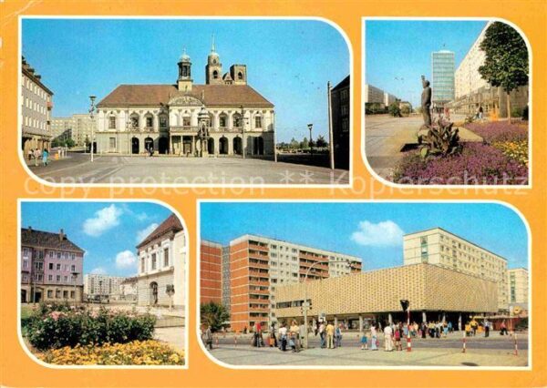 Magdeburg Rathaus Karl Marx Straße Erich Weinert