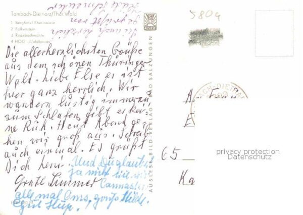 Tambach-Dietharz Berghotel Ebertswiese Falkenstein Radeb – Bild 2