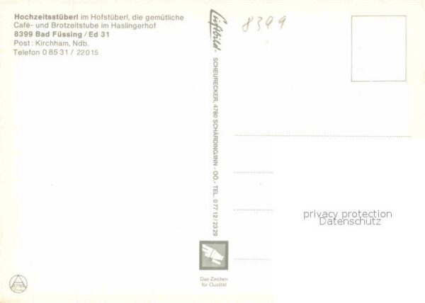 Bad Fuessing Hochzeitsstüberl Haslinger Hof – Bild 2