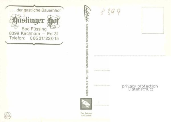 Bad Fuessing 
Haslinger Hof Musikanten Speisesaal – Bild 2