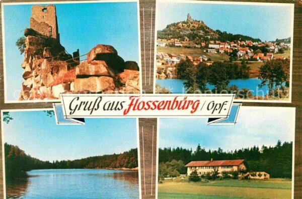 Flossenbuerg Panorama Ruine Burg Flossenbürg