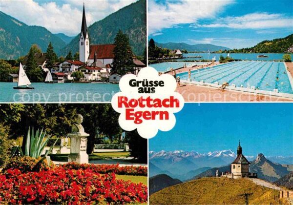 Rottach-Egern Katholische Kirche Egener Bucht Kurpark