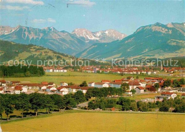 Sonthofen Oberallgaeu Rieden Ostrachtaler Hochgebirge