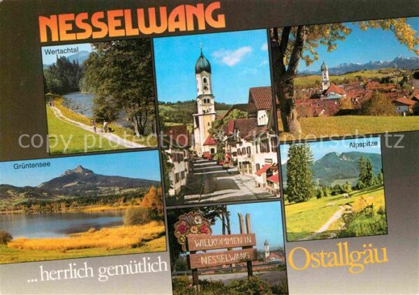 Nesselwang Wertachtal Grüntensee Alpspitze