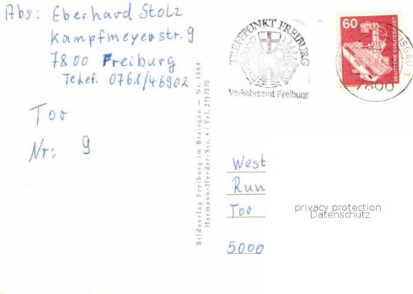 Freiburg Breisgau Kaufhaus Schauinslandbahn Lorettoberg M – Bild 2