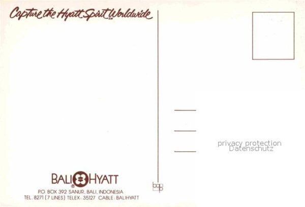 Bali Indonesien Hyatt Hotel – Bild 2