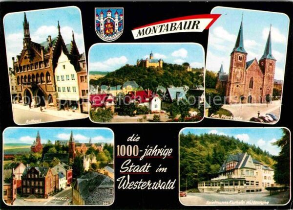 Montabaur Westerwald Rathaus Katholische Pfarrkirche Spielma