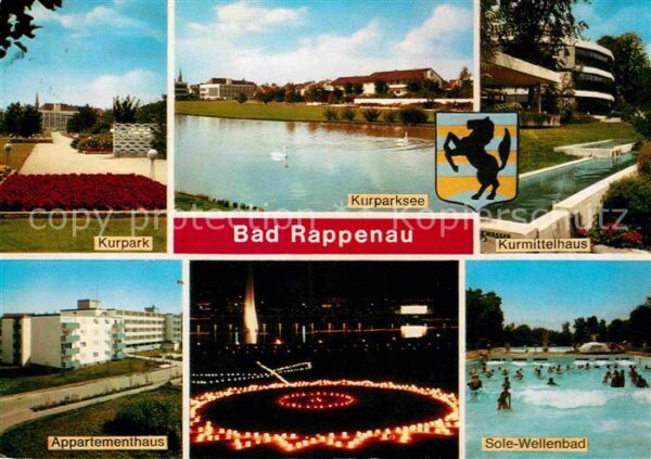 Bad Rappenau Kurpark Kurparksee Appartementhaus Sole