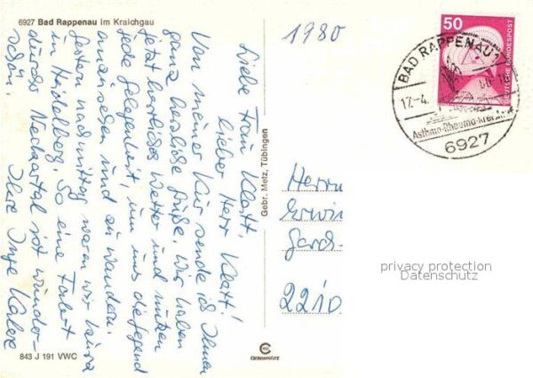 Bad Rappenau Kurpark Kurparksee Appartementhaus Sole – Bild 2