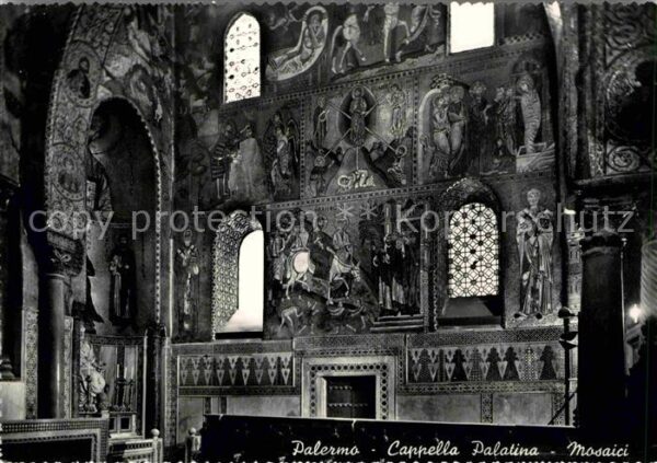 Palermo Sicilia Cappella Palatina Mosaici