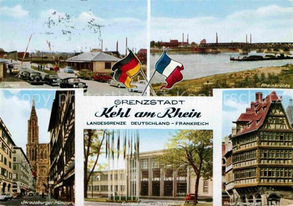 Kehl Rhein Grenze Strassburger Münster Europa Hote