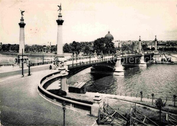 Liege Luettich Hafen Brücke