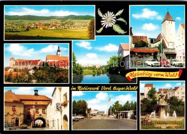 Neunburg Wald Stadttor Ortsansichten Brunnen