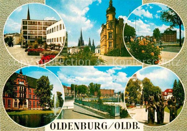 Oldenburg Niedersachsen Kirche Rathaus Denkmal